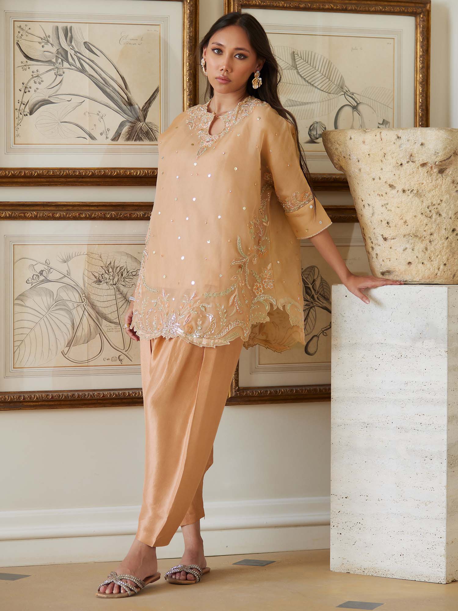LILY TOP & SKINNY SHALWAR