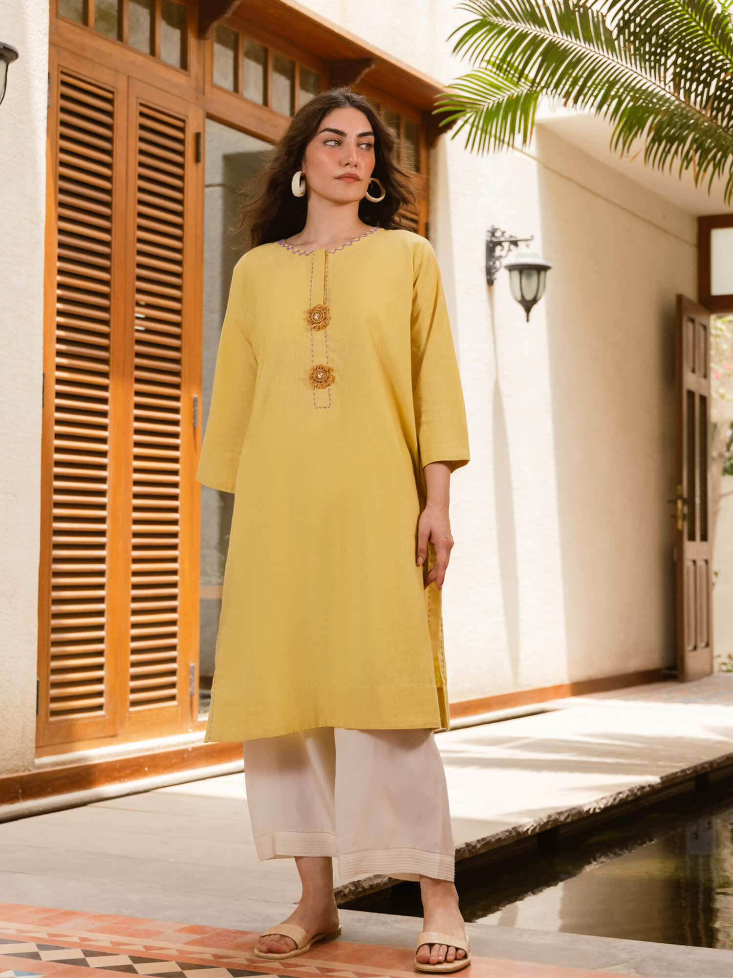 SKINNY MALTA KURTI - Misha Lakhani