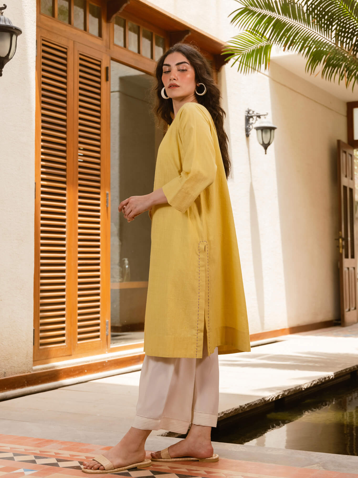 SKINNY MALTA KURTI - Misha Lakhani