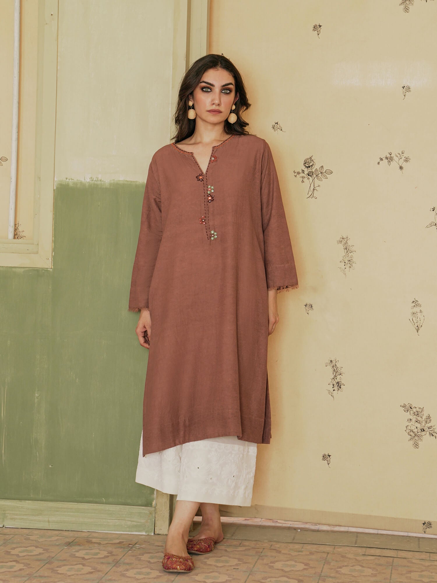 SKINNY MALTA KURTA - Misha Lakhani