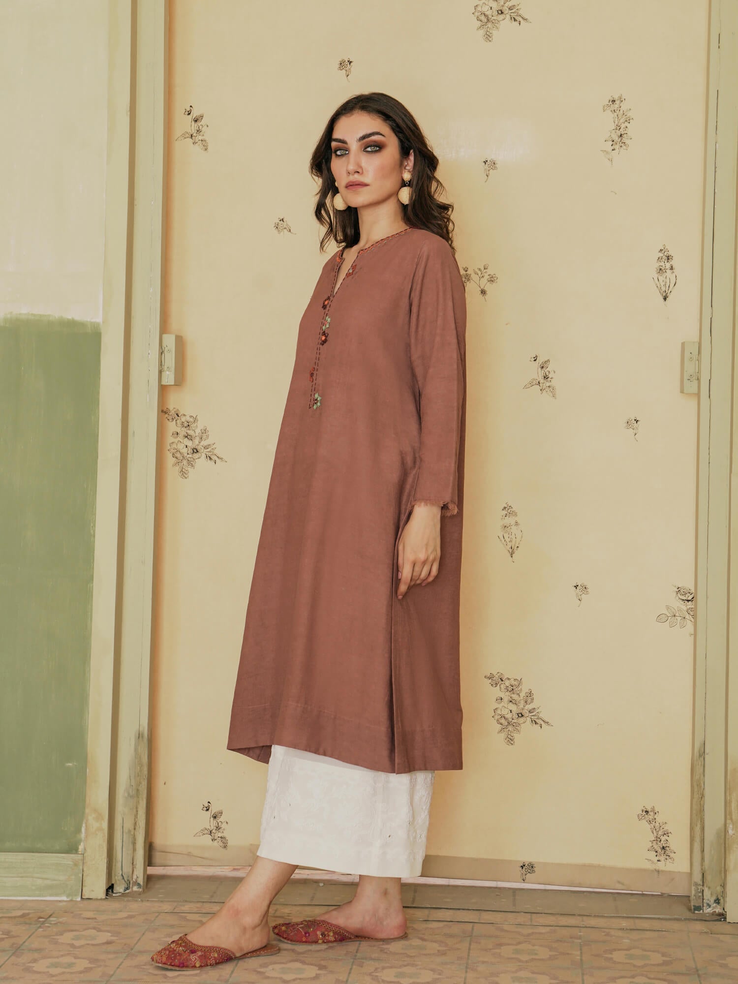SKINNY MALTA KURTA - Misha Lakhani