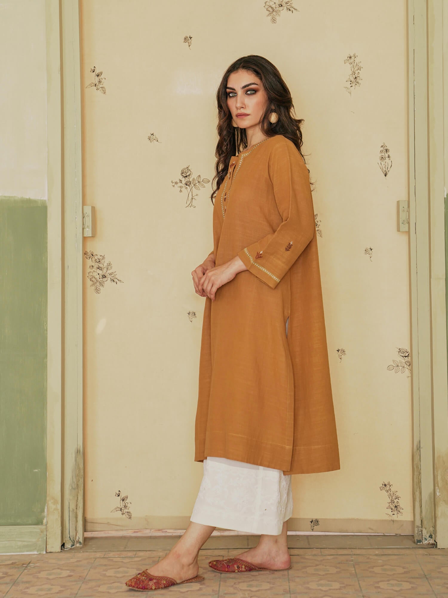 SKINNY MALTA KURTA - Misha Lakhani