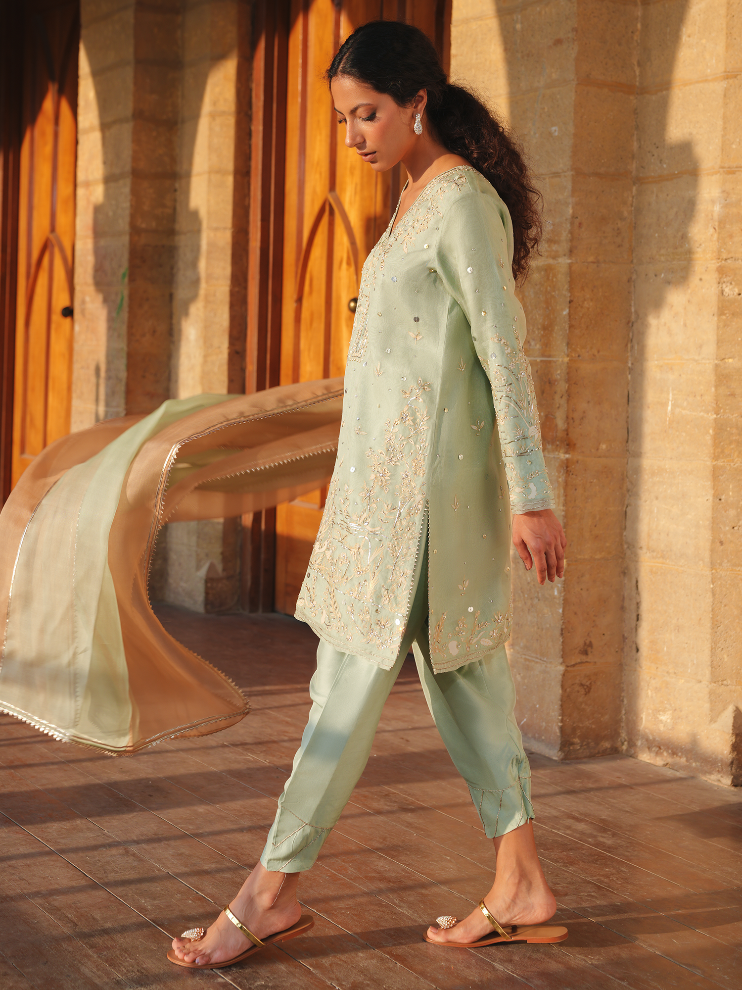 NATASHA, SKINNY SHALWAR & DUPATTA