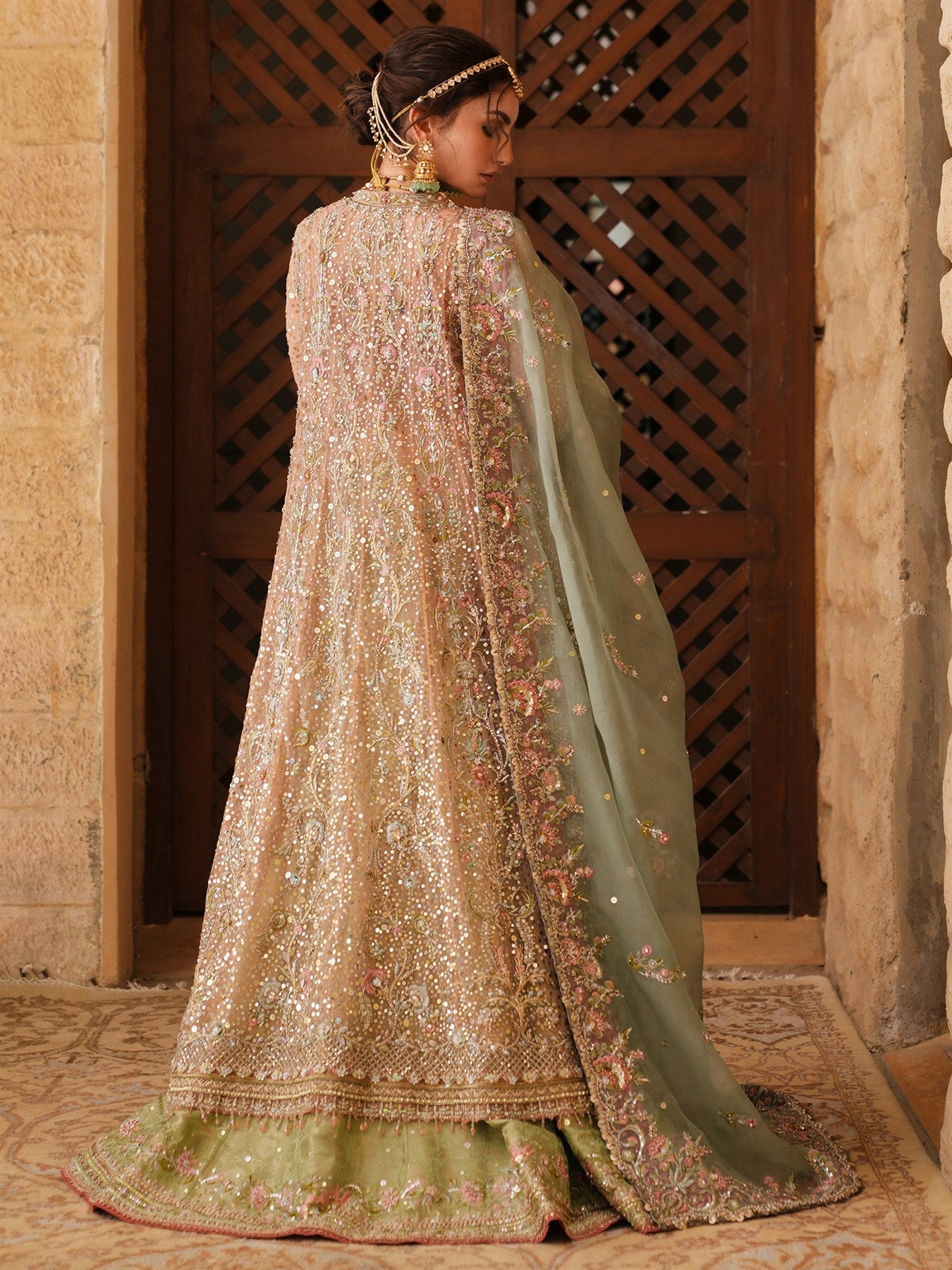 KALIDAR, BLOUSE, LEHENGA & DUPATTA