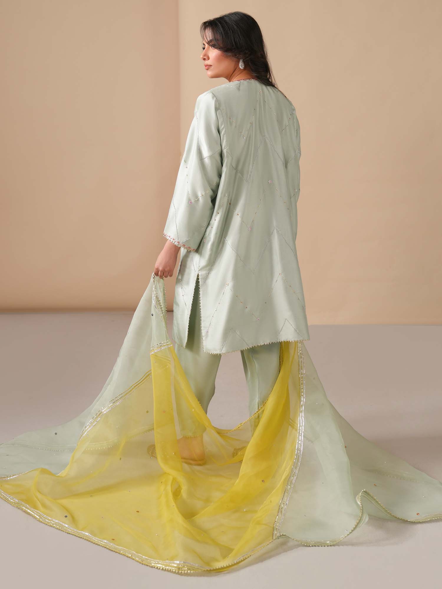 RAYA, SKINNY SHALWAR & DUPATTA