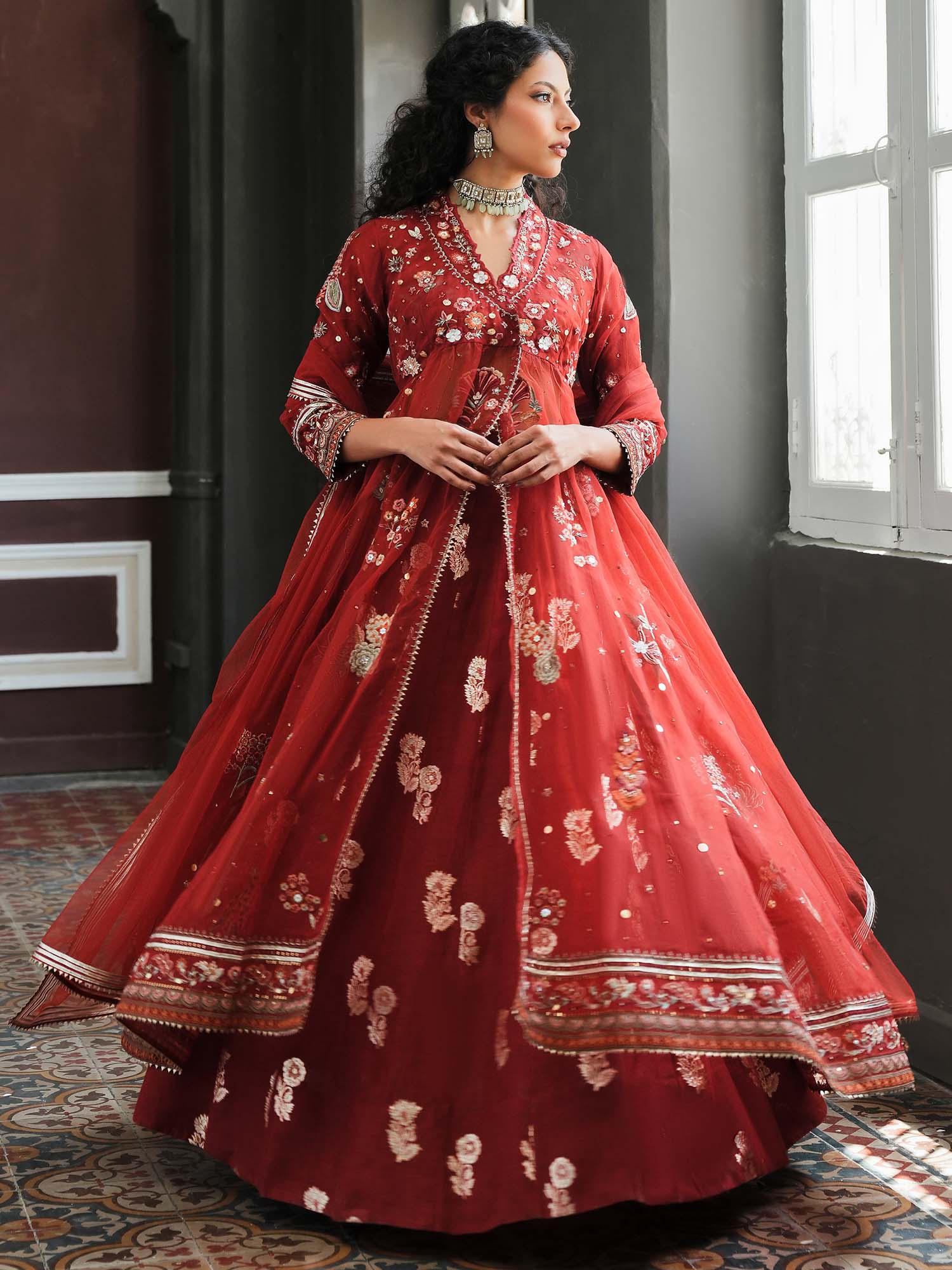 ANGARKHA, LEHENGA & DUPATTA