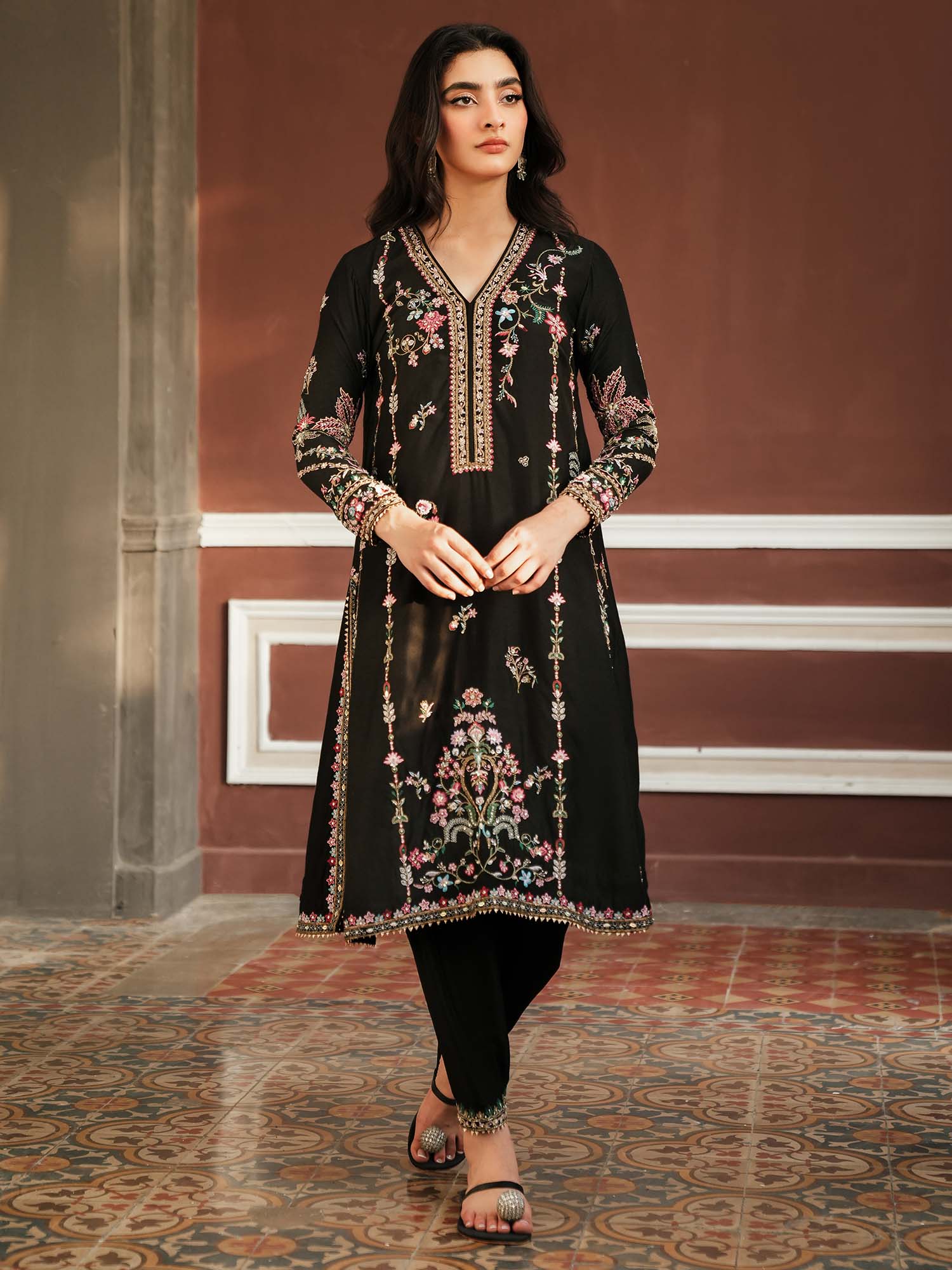 AATH KALI & SKINNY SHALWAR