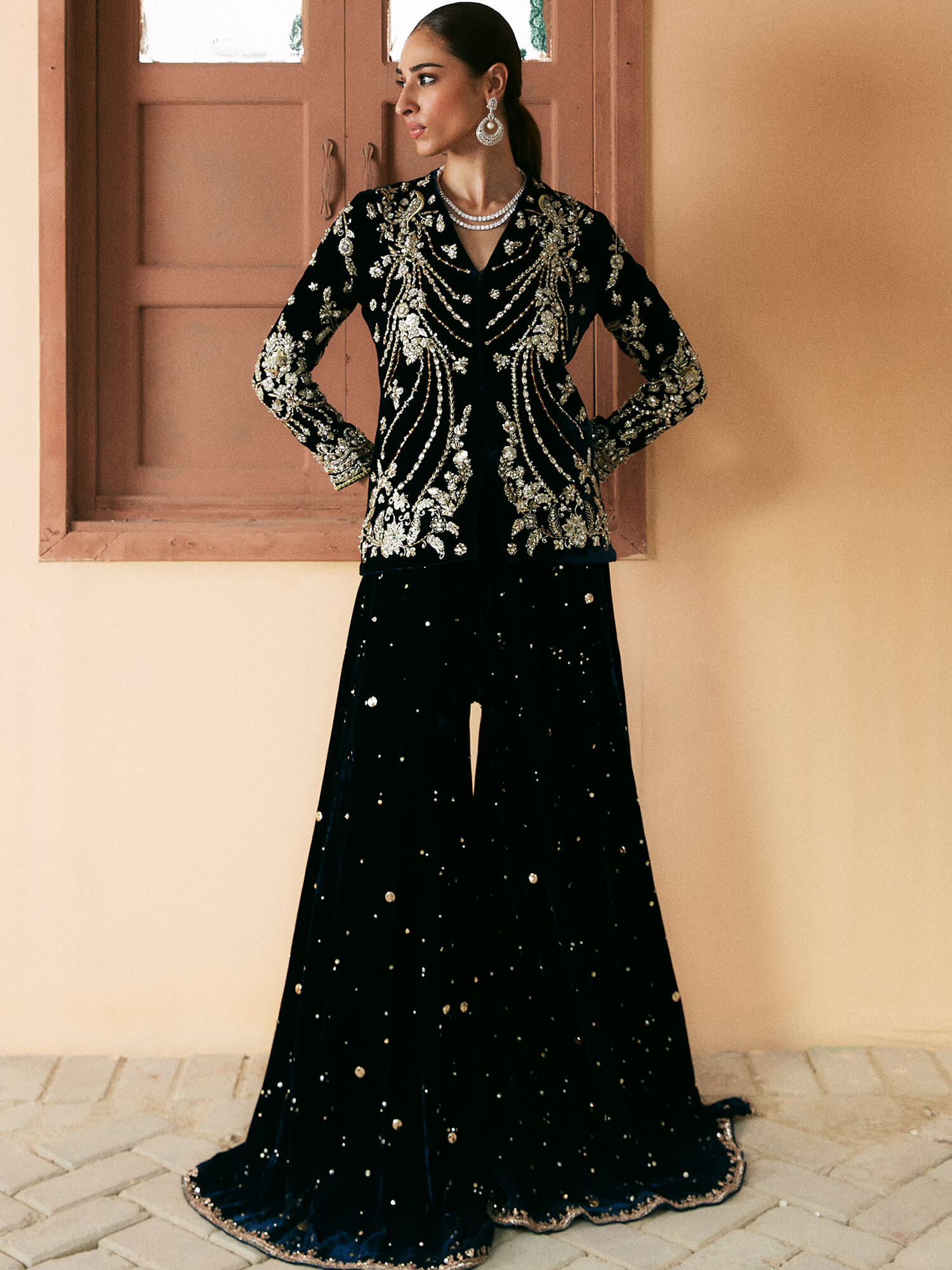RANI JACKET, BLOUSE SHARARA