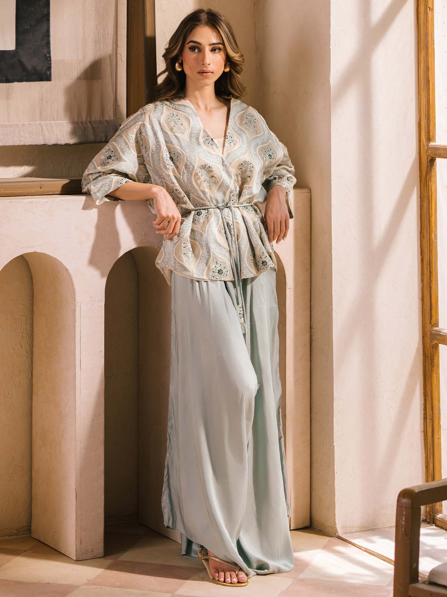 VINCE WRAP & PANTS