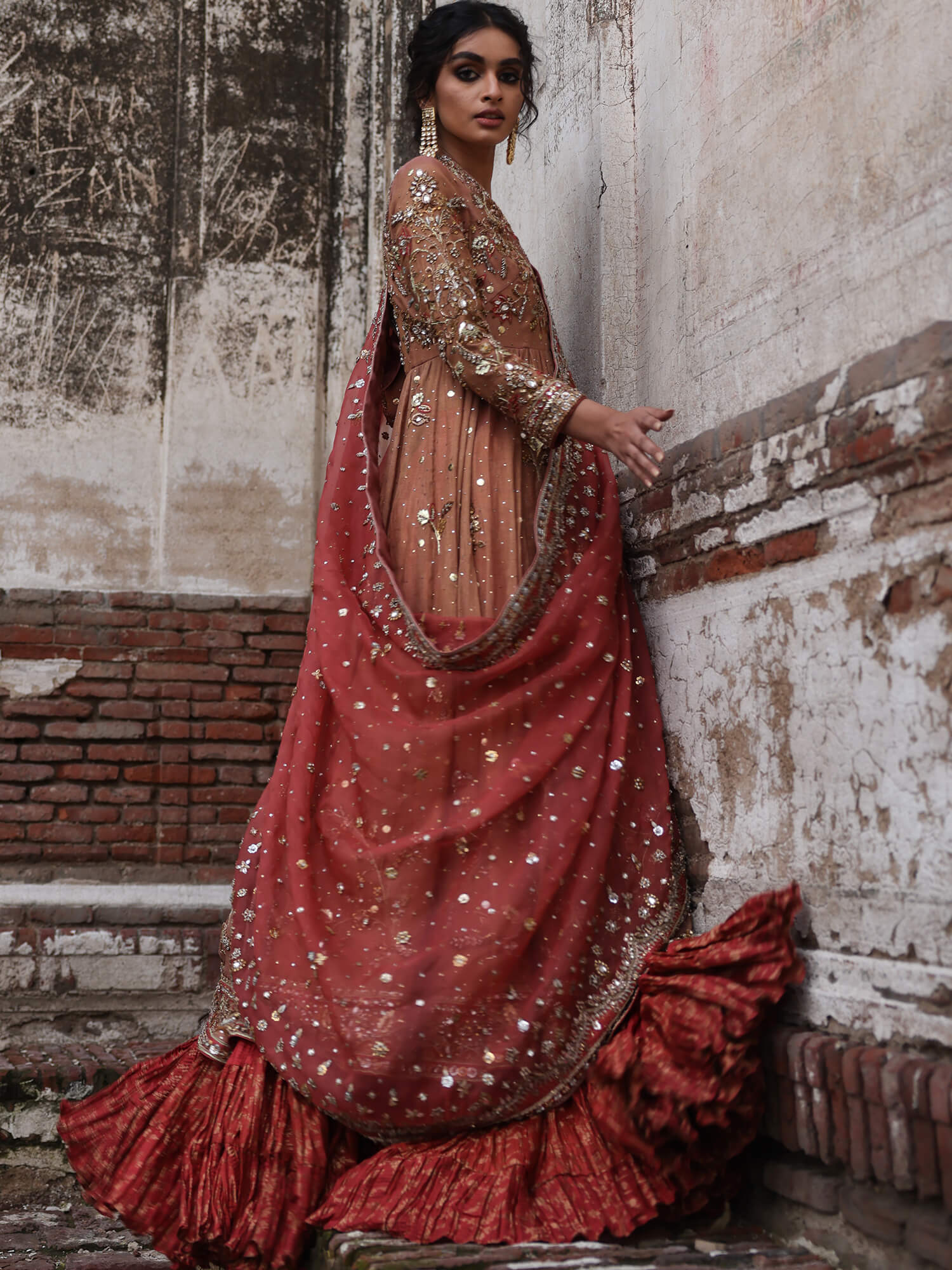 ANGARKHA, DUPATTA & LEHENGA