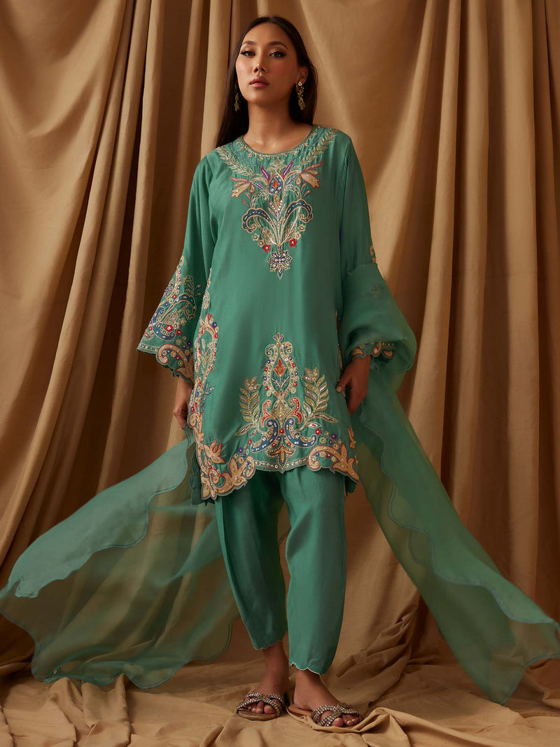 RAYA, SKINNY SHALWAR & DUPATTA