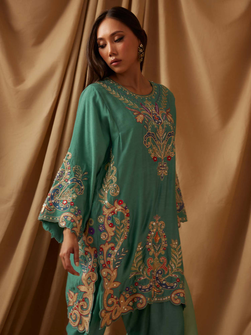 RAYA, SKINNY SHALWAR & DUPATTA
