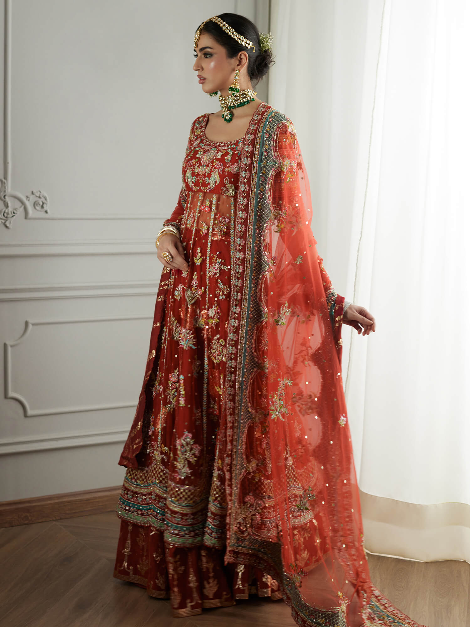 RUMI PESHWAS, LEHENGA & DUPATTA