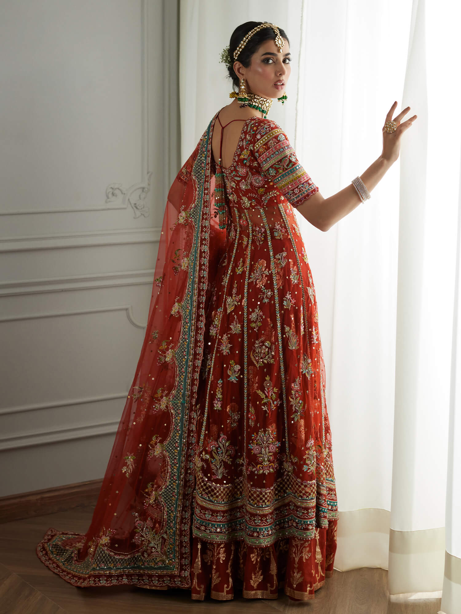 RUMI PESHWAS, LEHENGA & DUPATTA