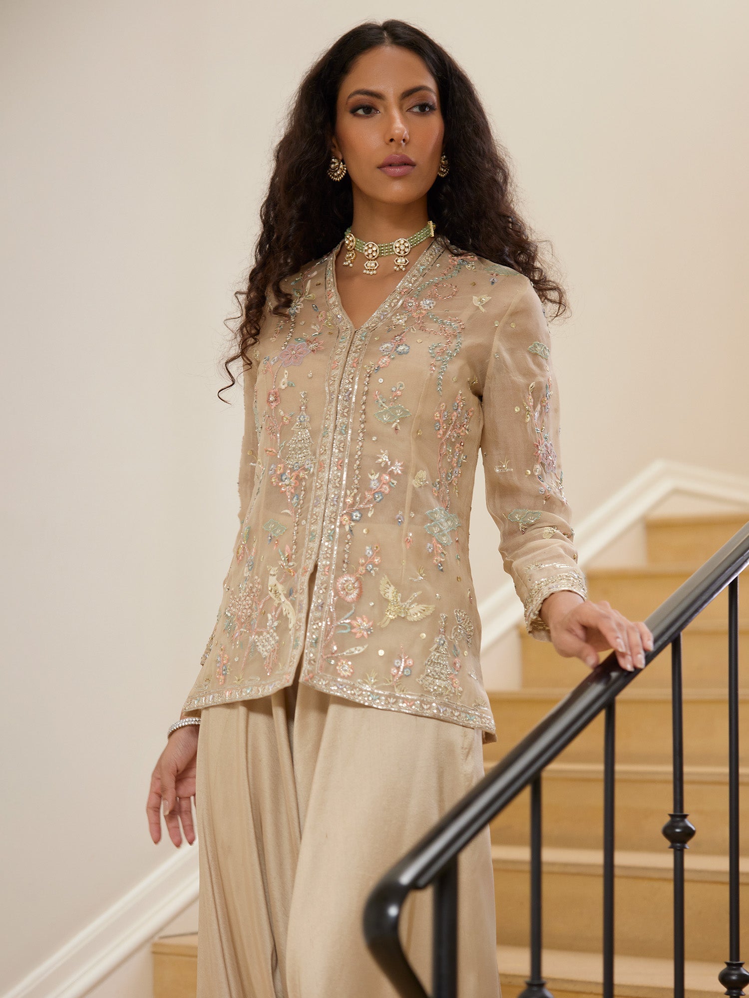 BELTED JACKET & PANTS
