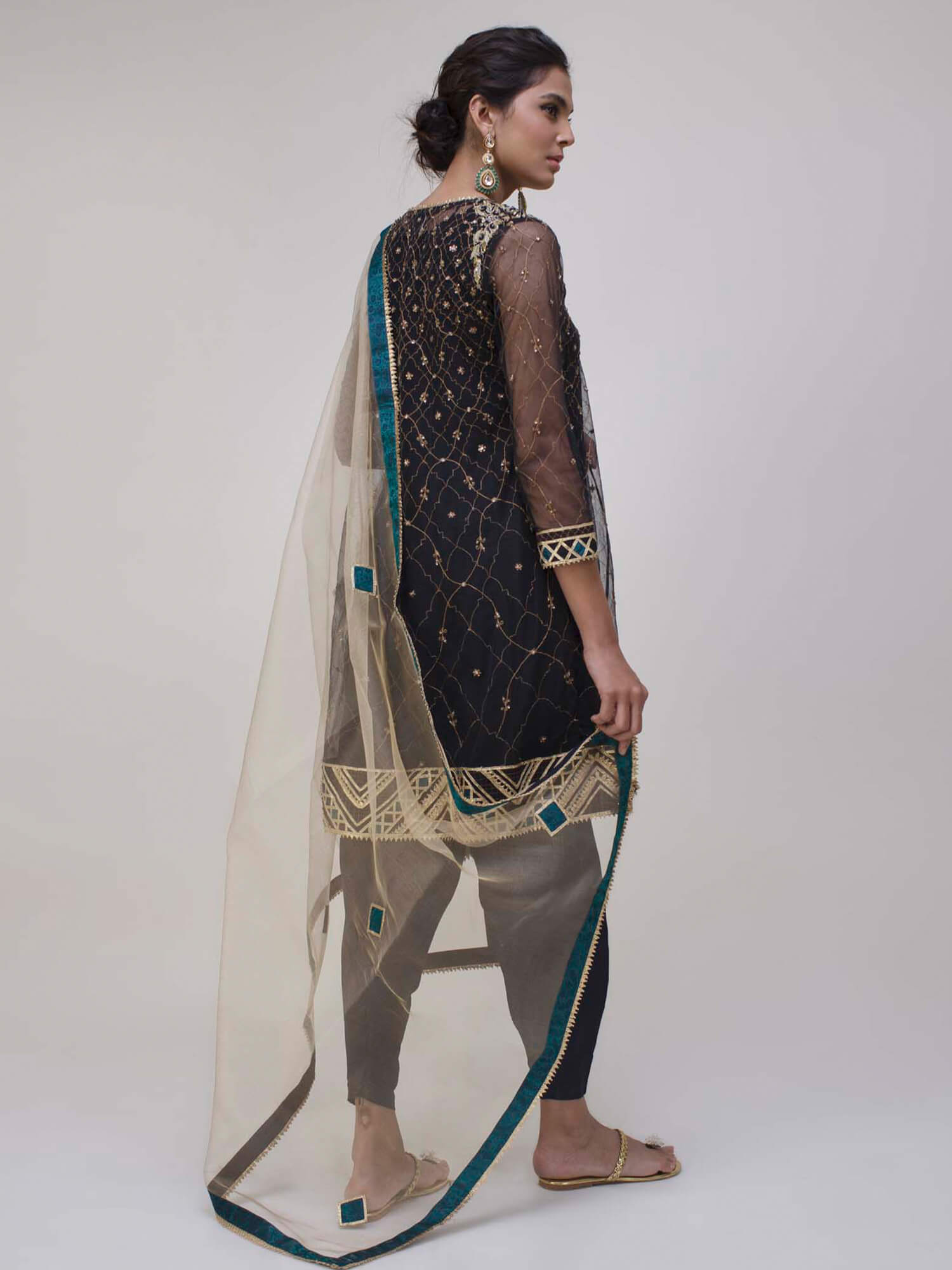 ANGARKHA, SKINNY SHALWAR & DUPATTA