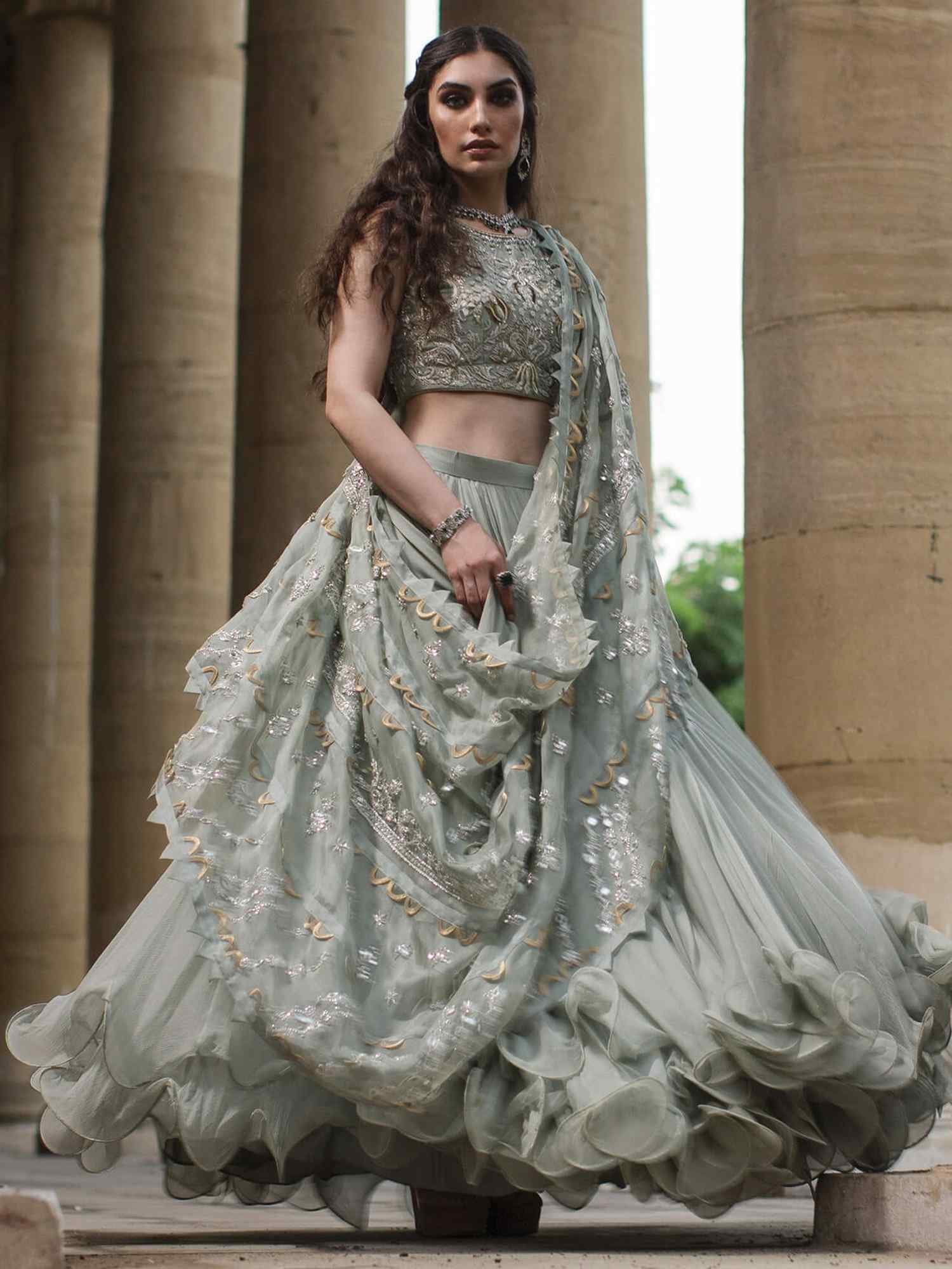 BLOUSE, LEHENGA & DUPATTA