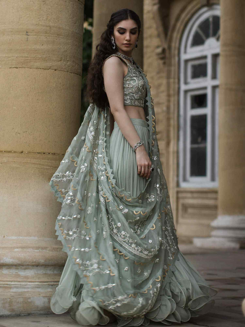 BLOUSE, LEHENGA & DUPATTA