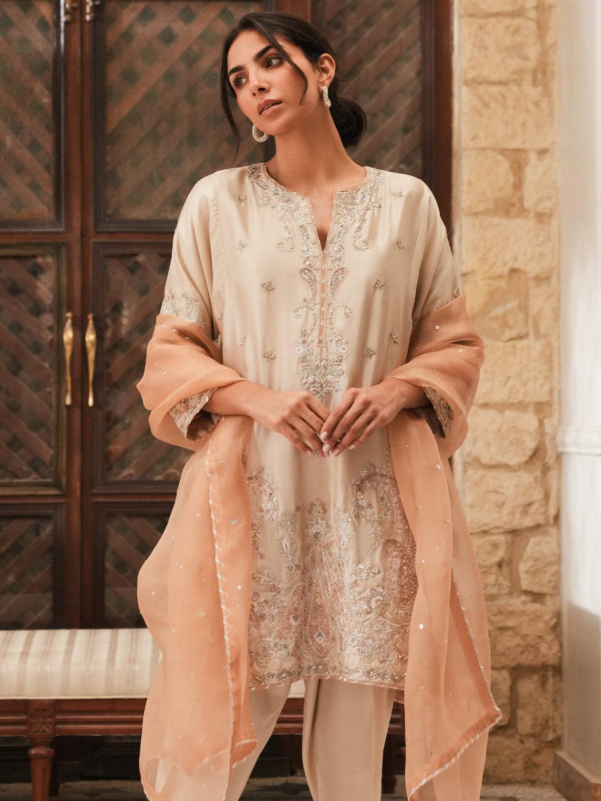 Raya, Skinny Shalwar & Dupatta
