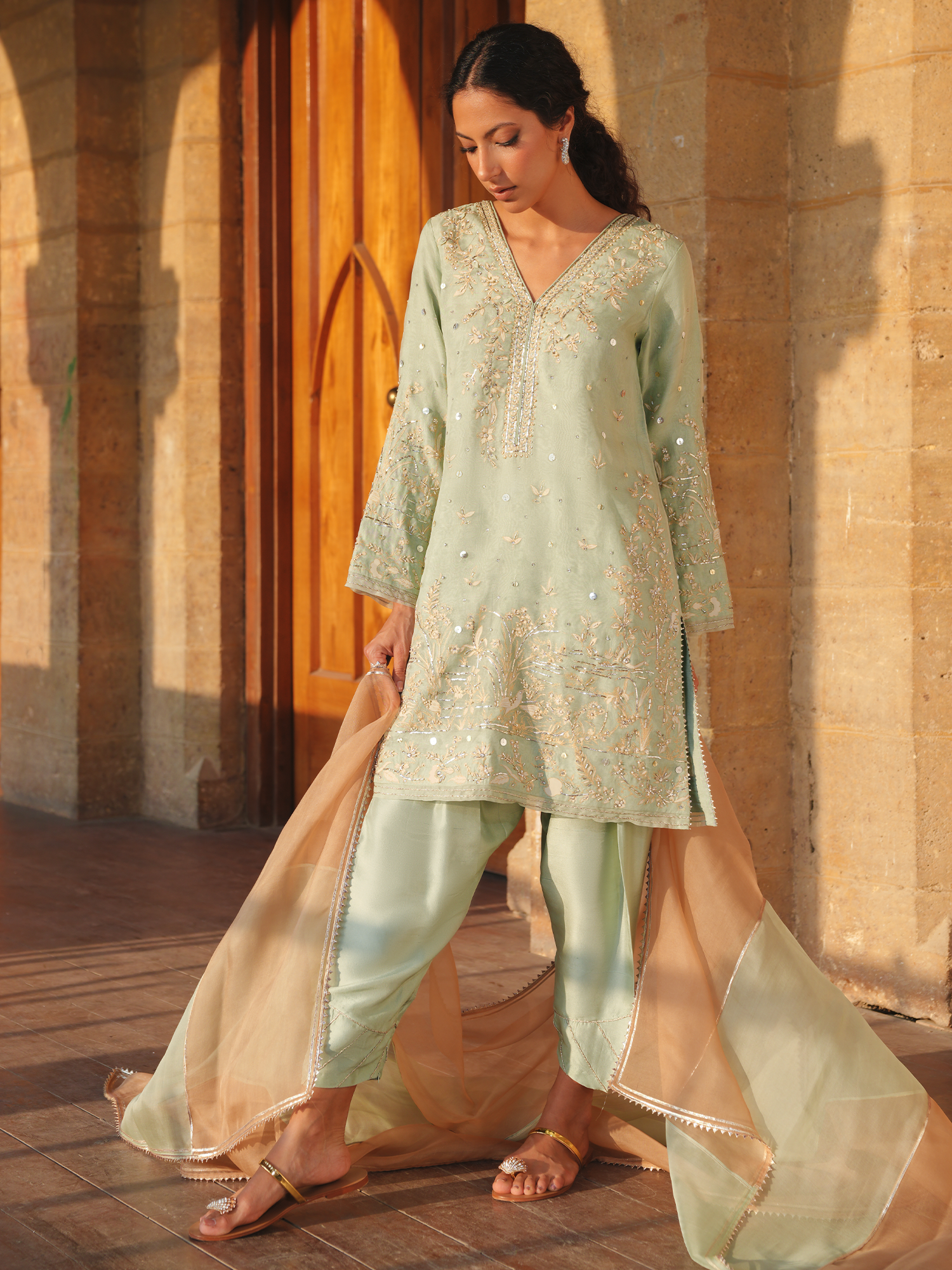 NATASHA, SKINNY SHALWAR & DUPATTA