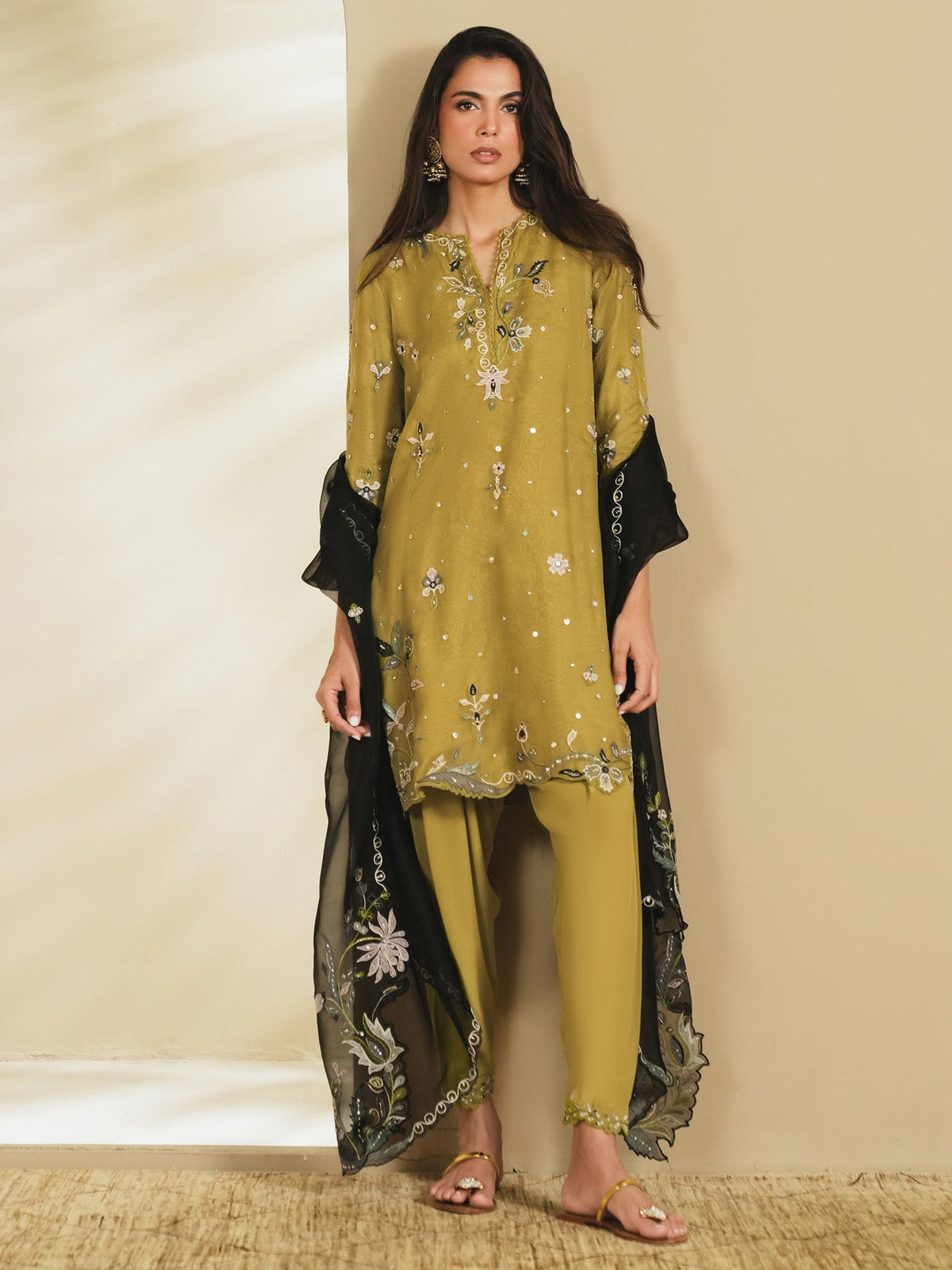 Natasha, Skinny Shalwar & Dupatta