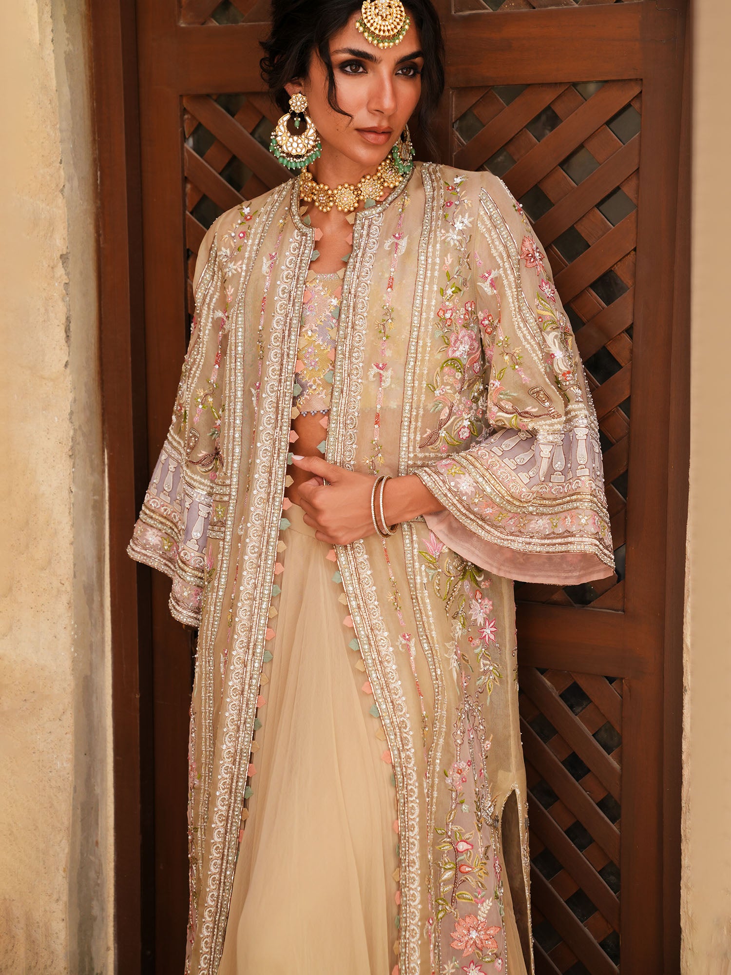 SAVANNAH, BLOUSE & SWIRLY LEHENGA