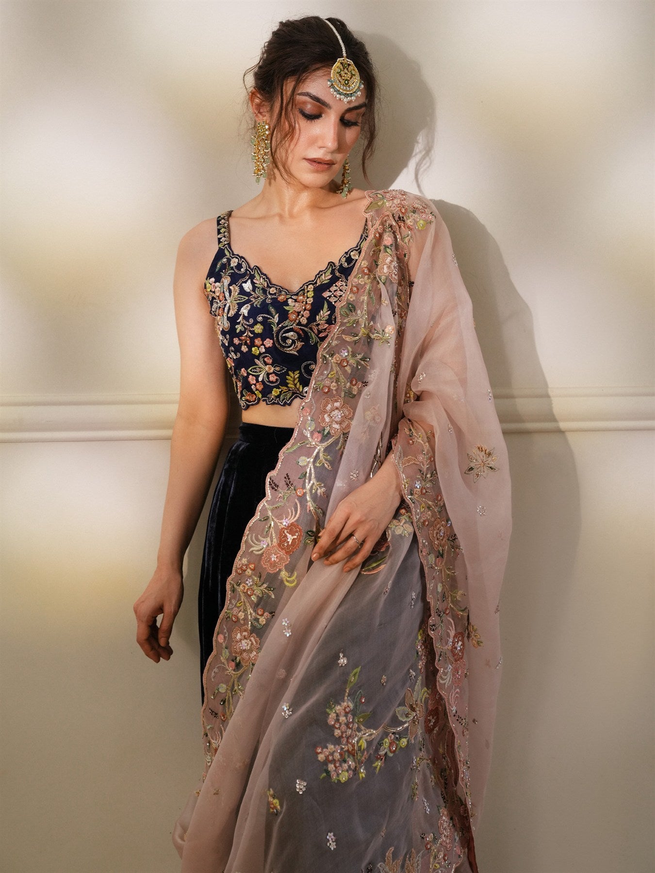 BLOUSE, SHARARA & DUPATTA