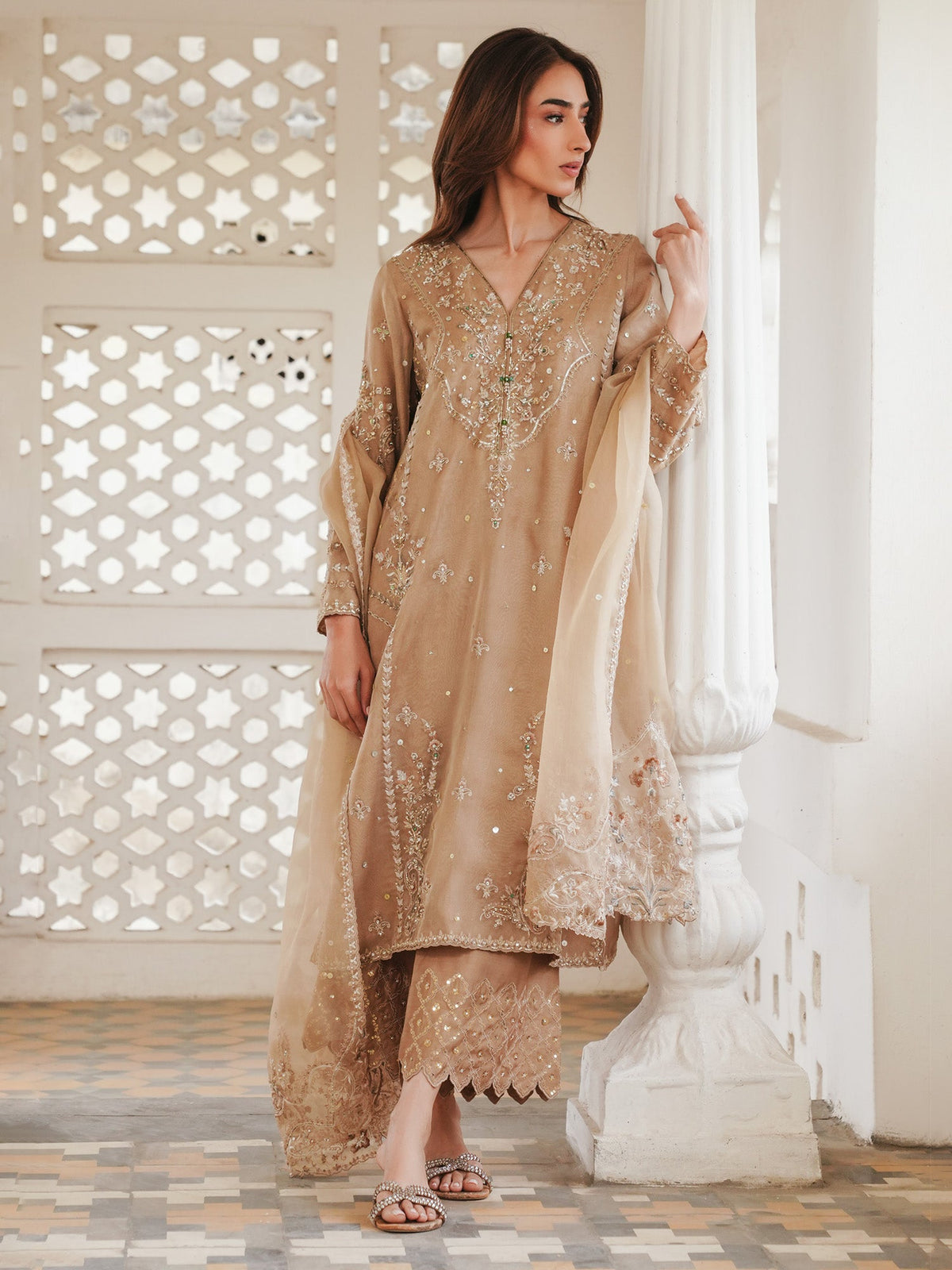 Natasha, Izaar & Dupatta
