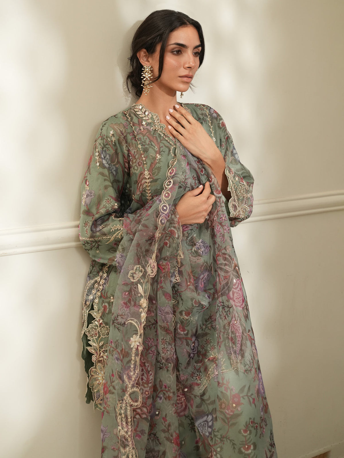 Skinny Rania, Izaar & Dupatta