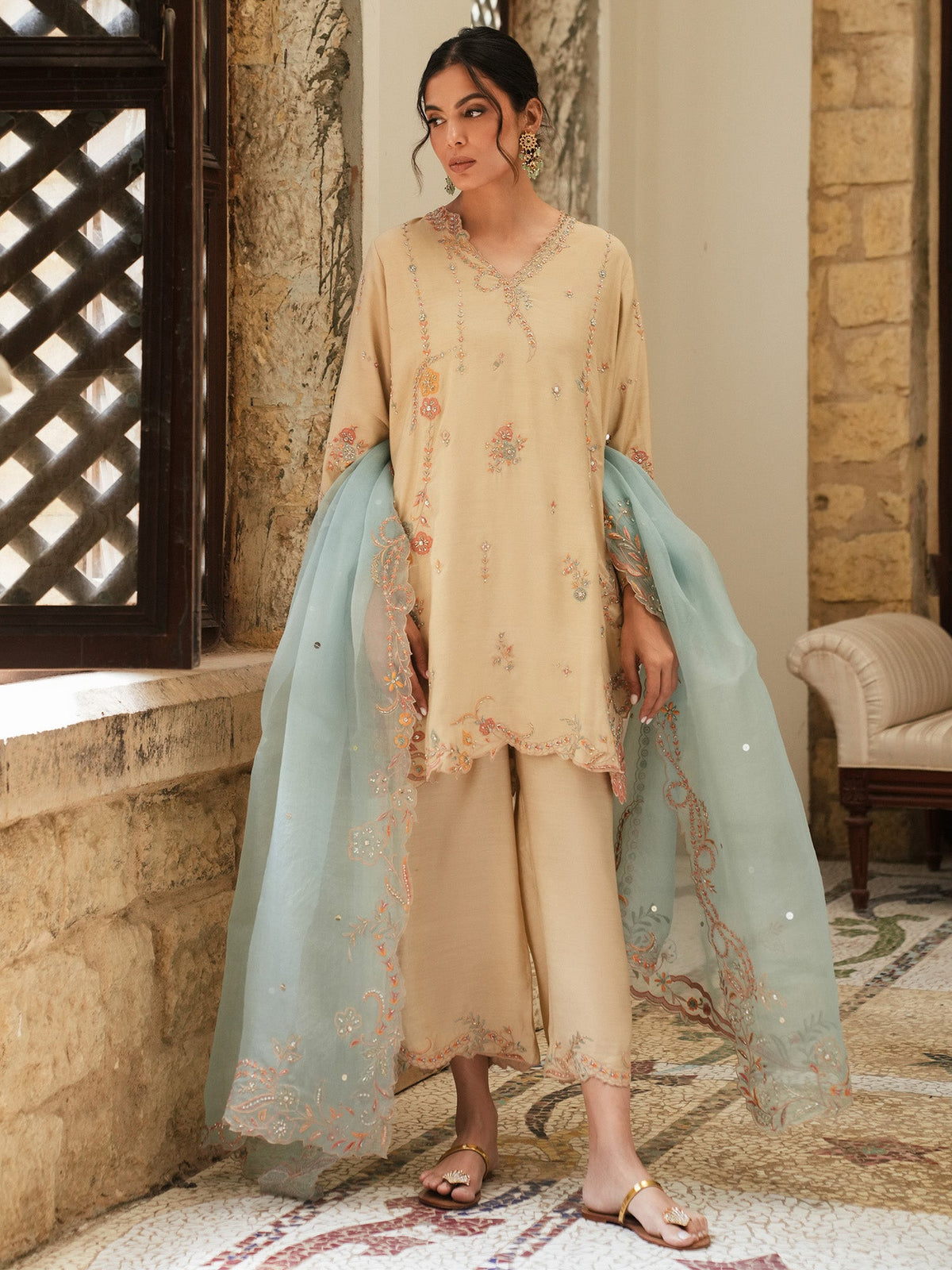 Skinny Malta, Izaar & Dupatta
