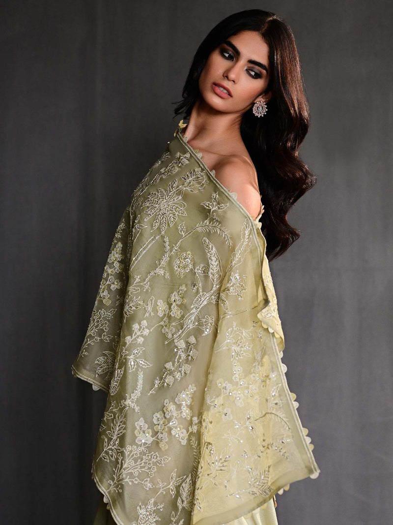 WRAP STOLE & PANTS