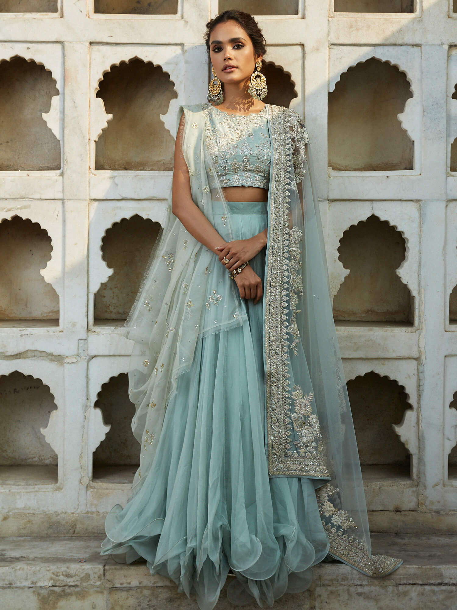 BLOUSE, LEHENGA & DUPATTA