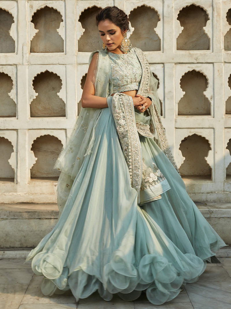 BLOUSE, LEHENGA & DUPATTA