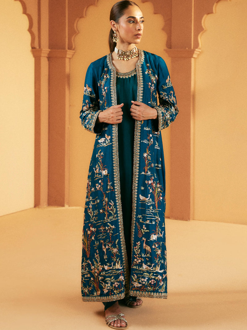 BORGIA COAT, INNER & PINCHED SKIRT