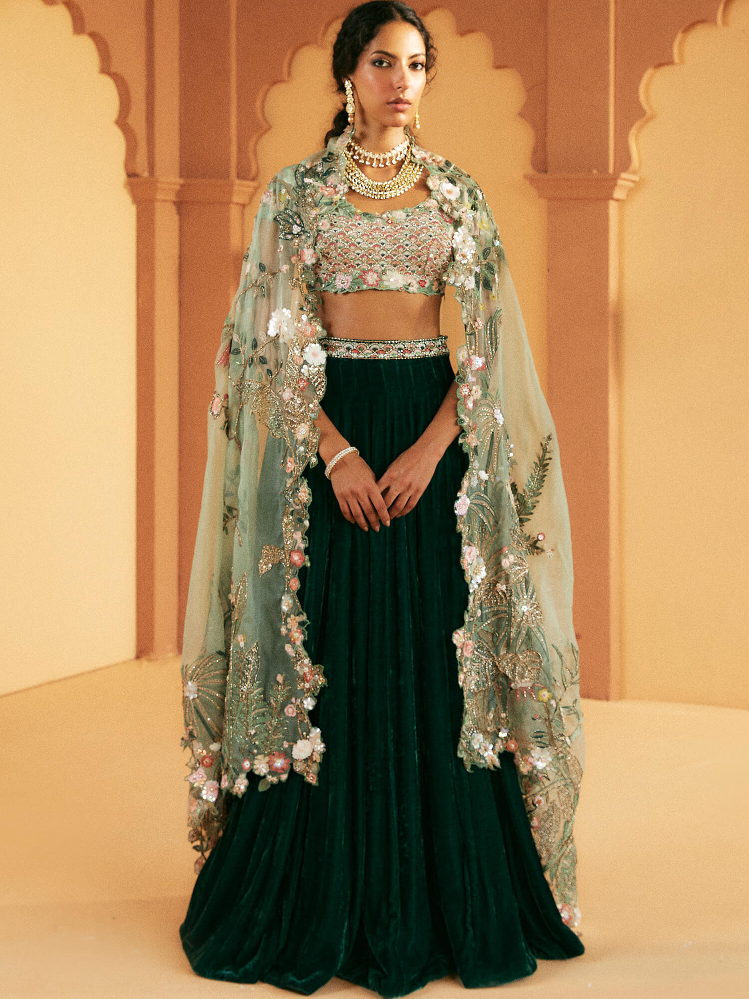 BLOUSE, LEHENGA & DUPATTA