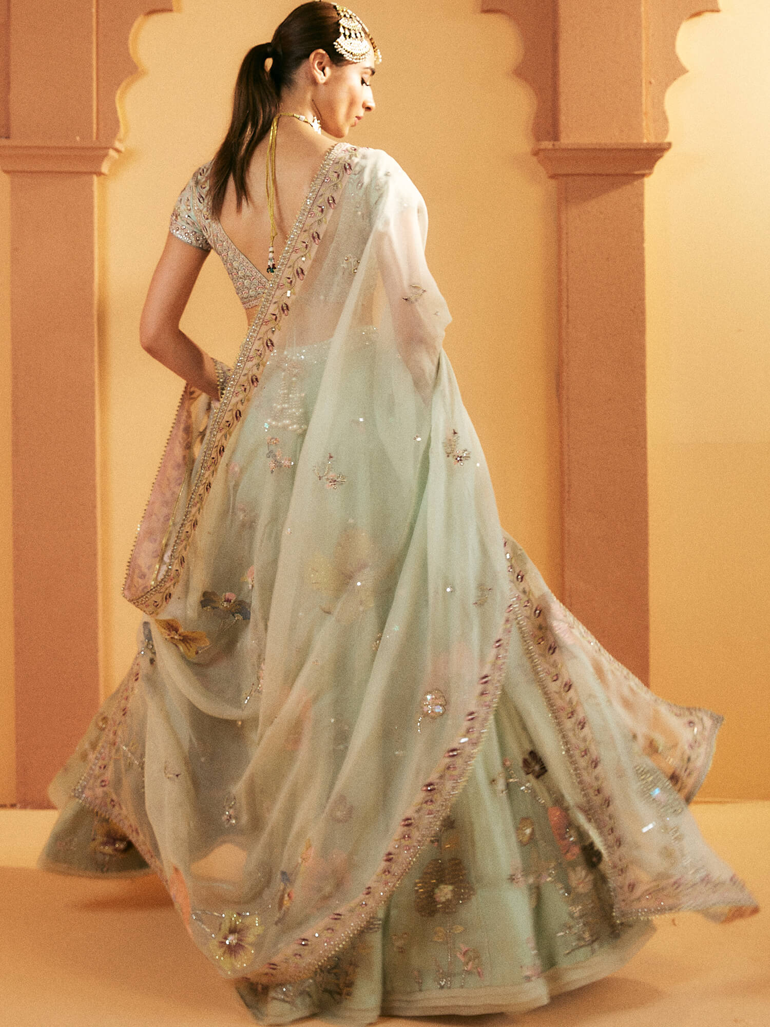 BLOUSE, LEHENGA & DUPATTA