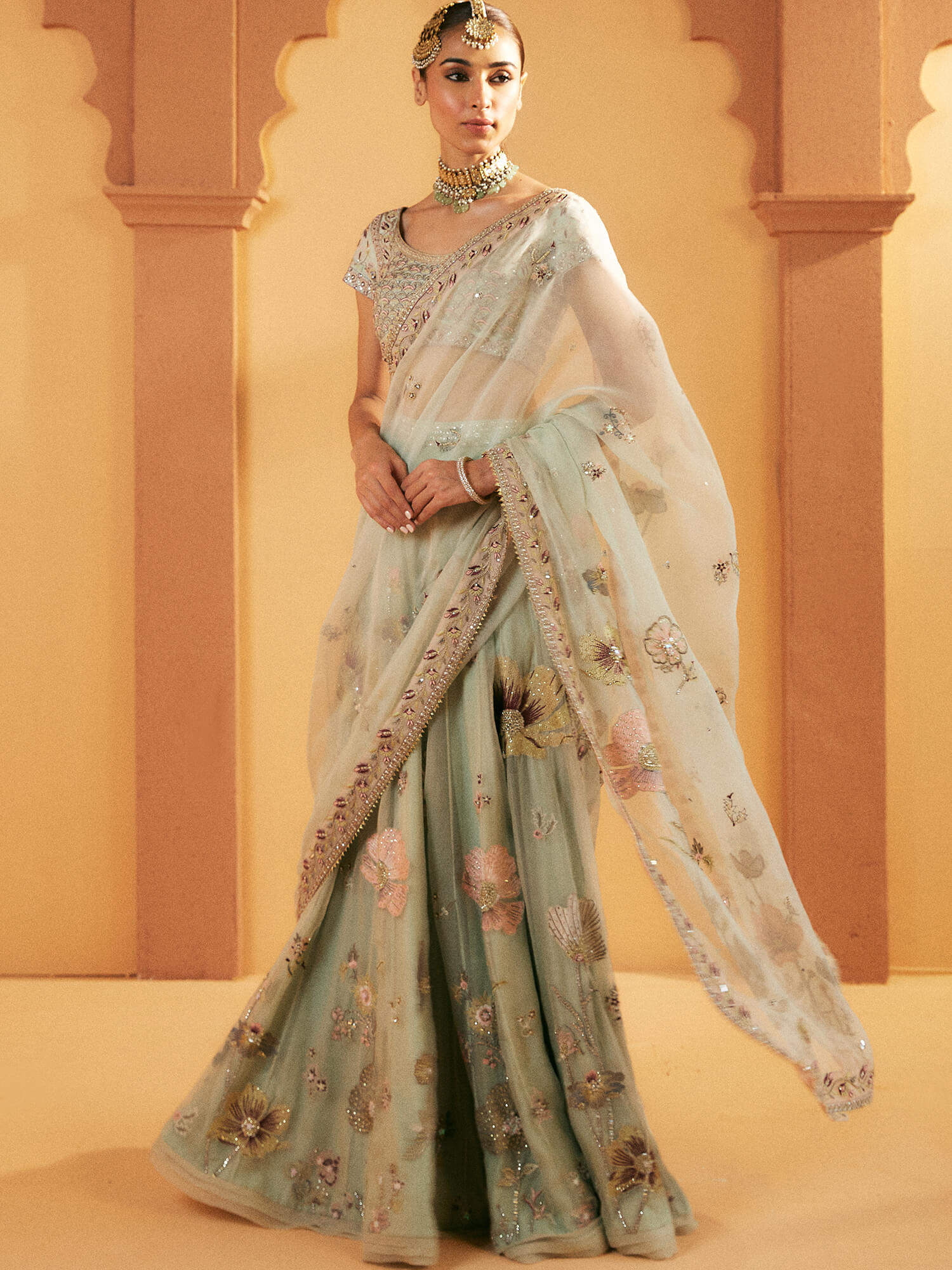 BLOUSE, LEHENGA & DUPATTA