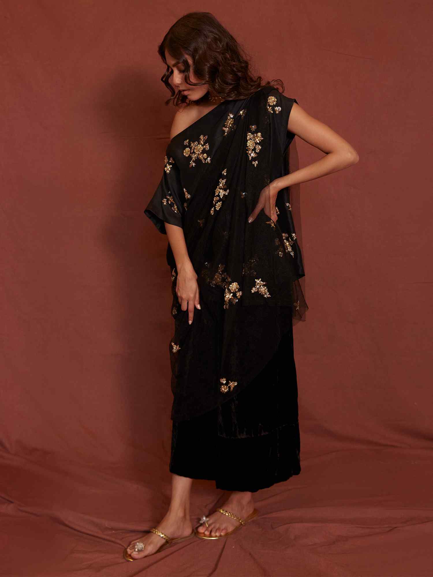 OFF SHOULDER, CULOTTES & DUPATTA