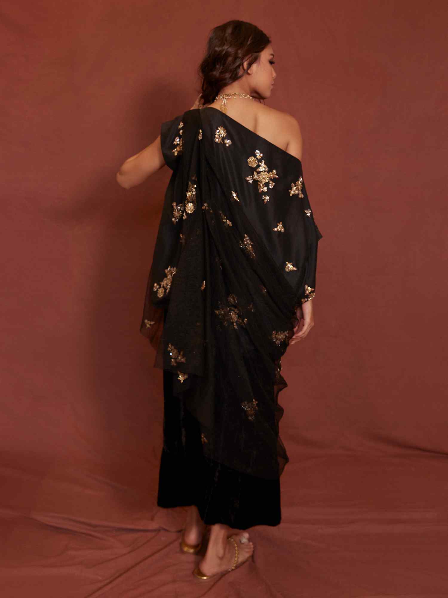 OFF SHOULDER, CULOTTES & DUPATTA