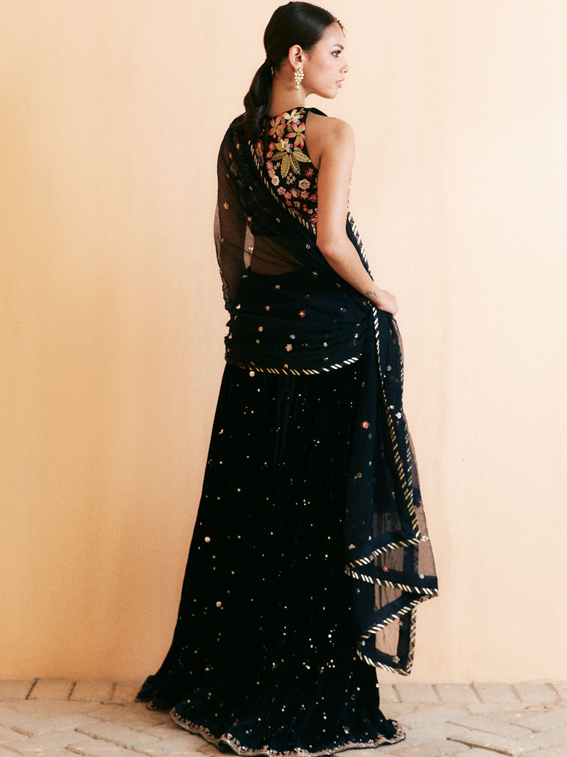 BLOUSE, SHARARA & DUPATTA