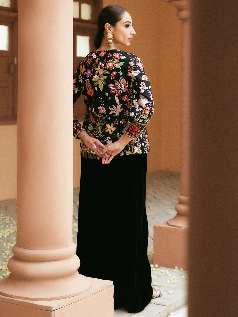 BELTED JACKET & CULOTTES