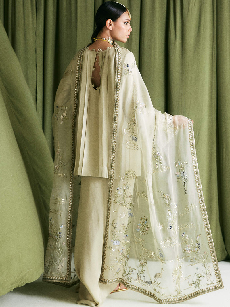 ALISHA, PINCHED SKIRT & DUPATTA