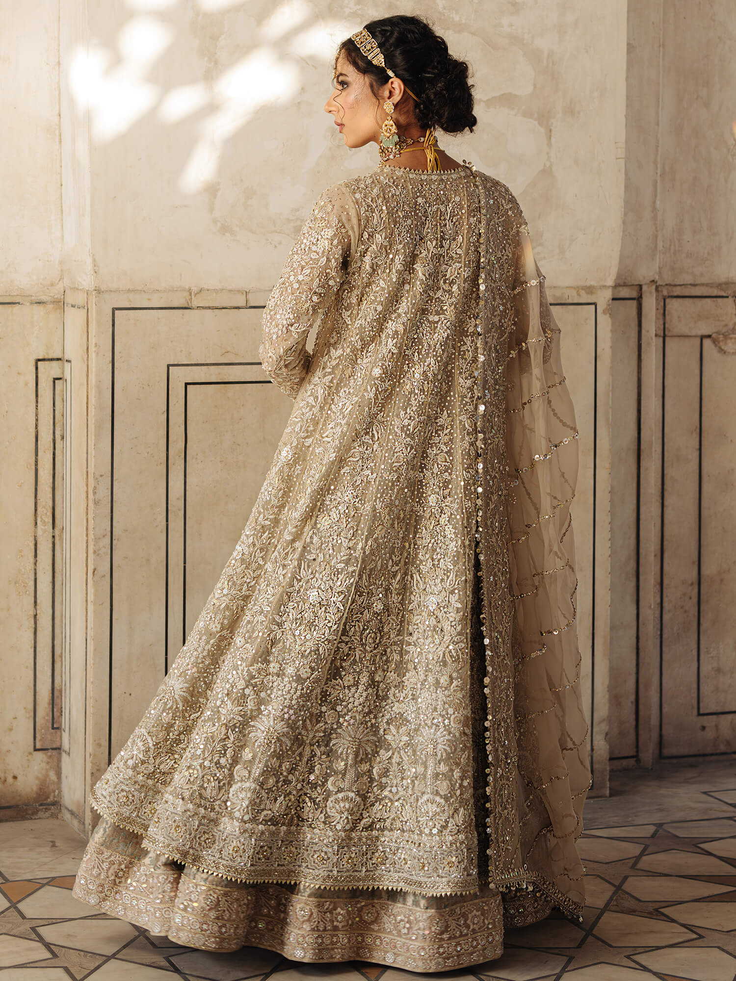 KALIDAR, BLOUSE, LEHENGA & DUPATTA