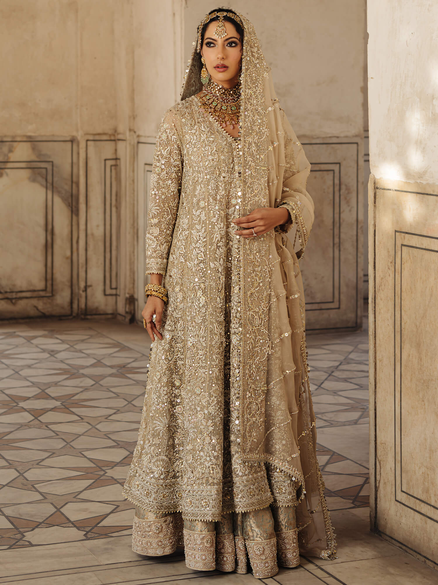 KALIDAR, BLOUSE, LEHENGA & DUPATTA