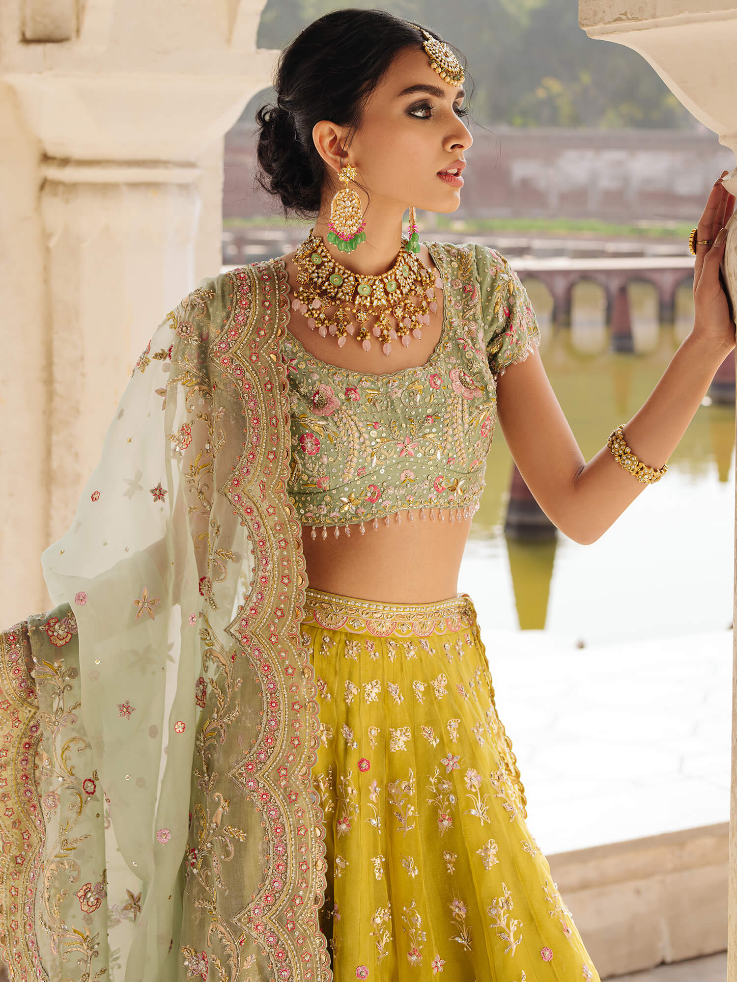 BLOUSE, GHAGRA & DUPATTA