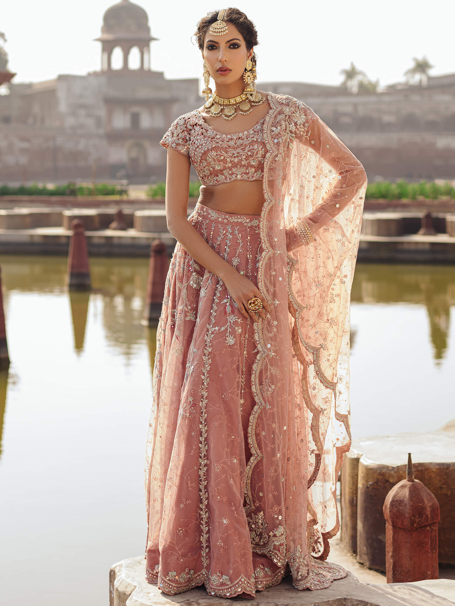 BLOUSE, LEHENGA & DUPATTA