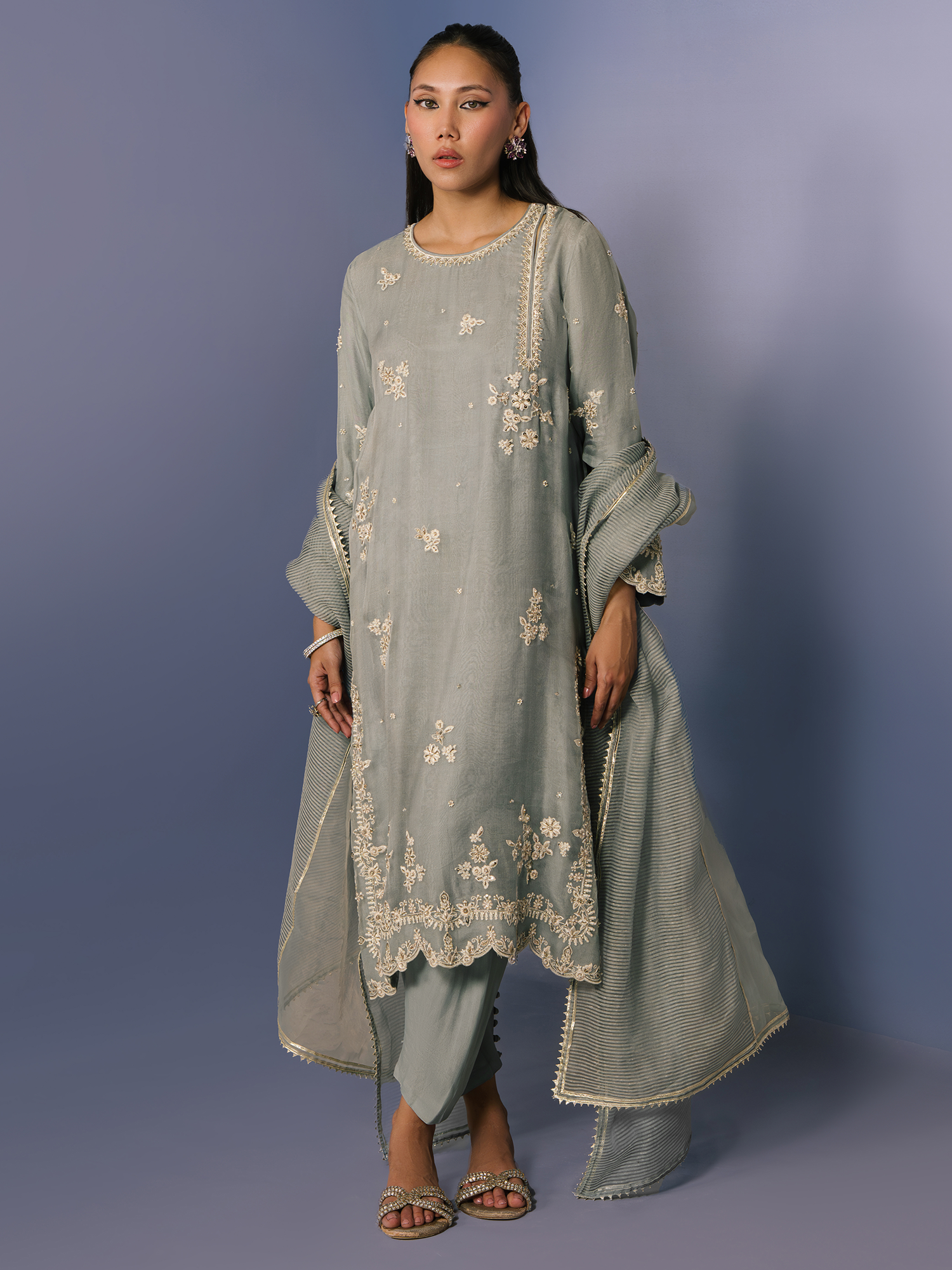 ALISHA, SKINNY SHALWAR & DUPATTA