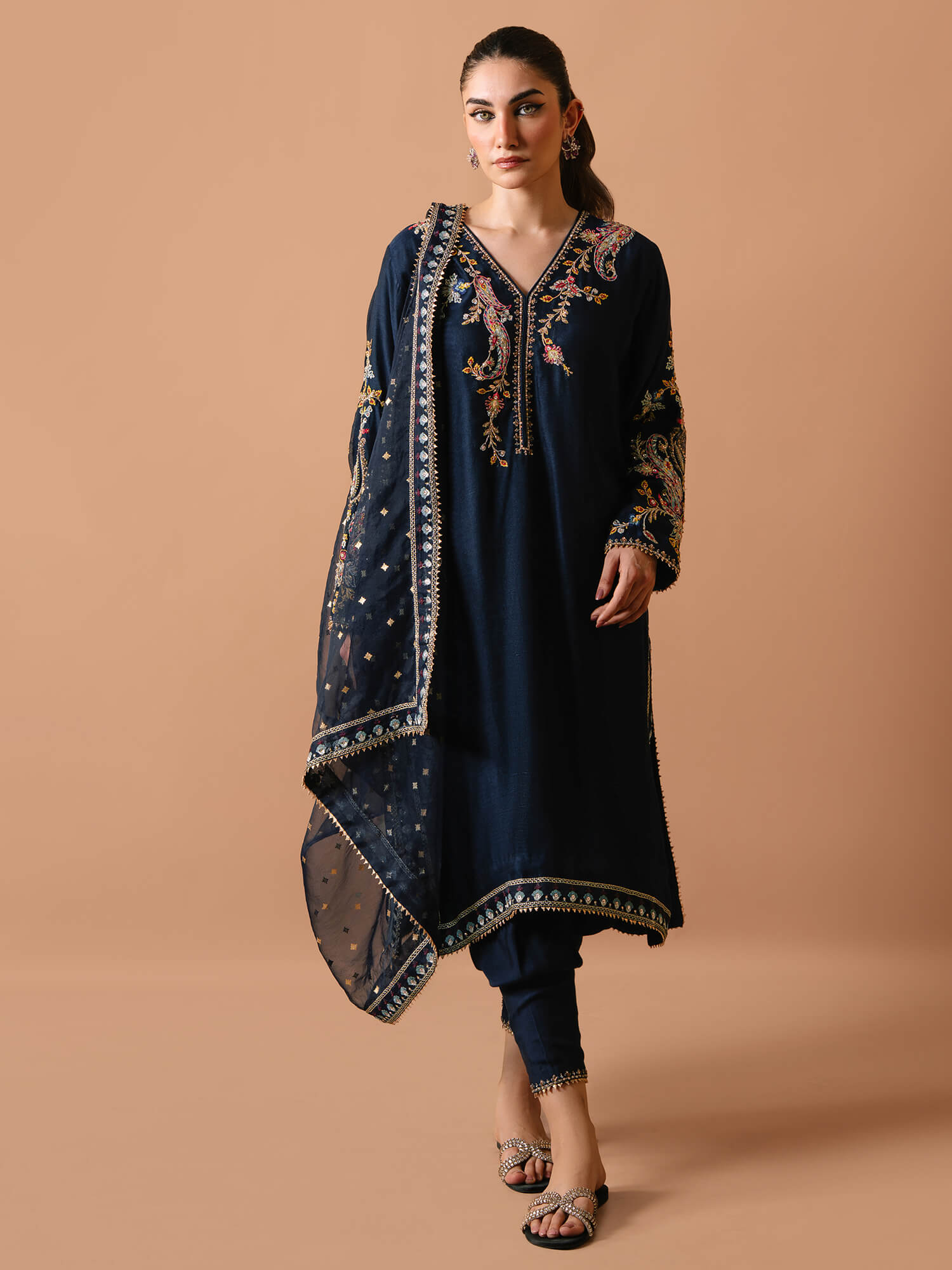 RAYA, SKINNY SHALWAR & DUPATTA