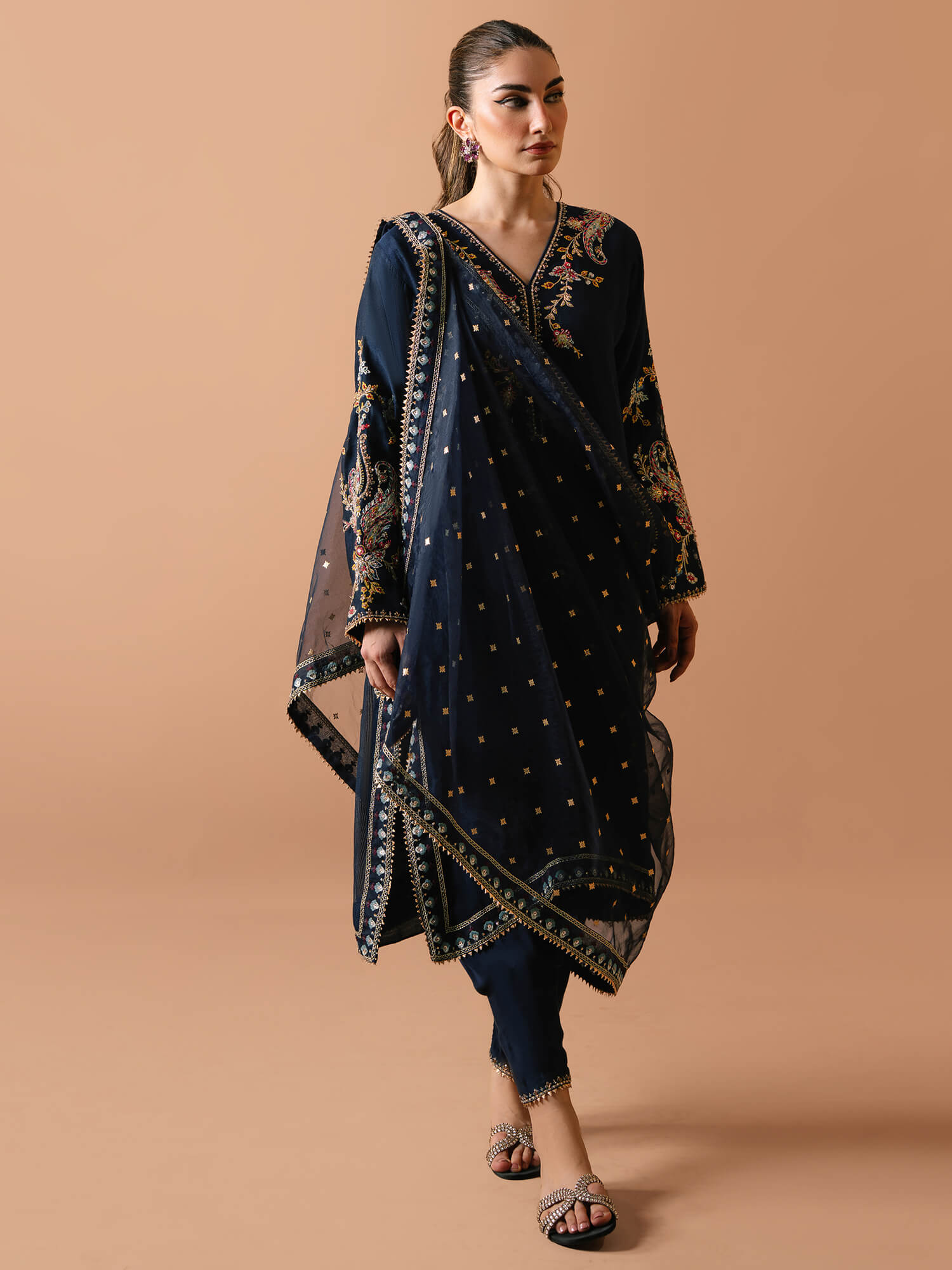 RAYA, SKINNY SHALWAR & DUPATTA