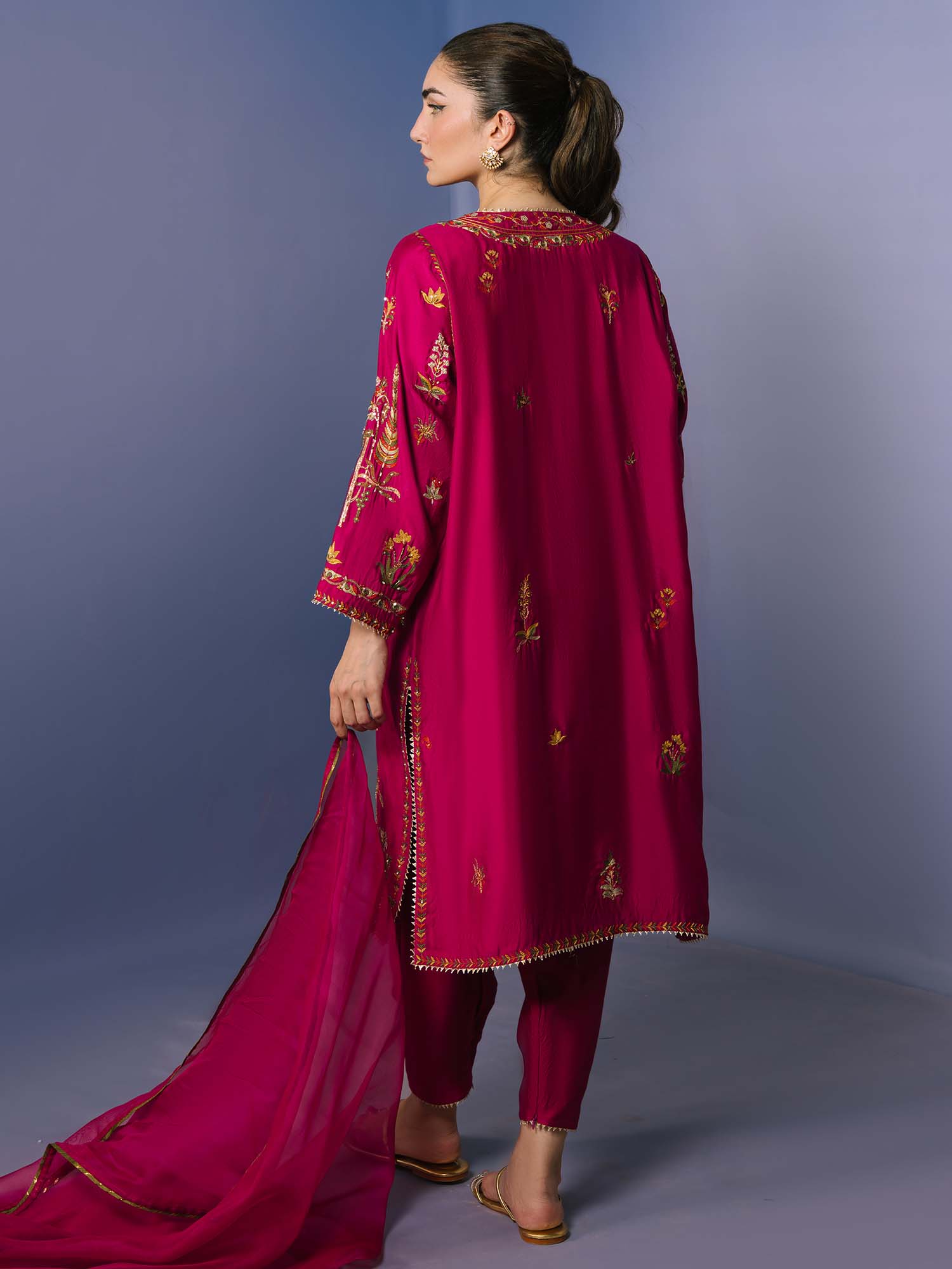 RAYA, SKINNY SHALWAR & DUPATTA